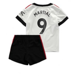 Manchester United Anthony Martial #9 babykläder Bortatröja barn 2022-23 Korta ärmar (+ Korta byxor)